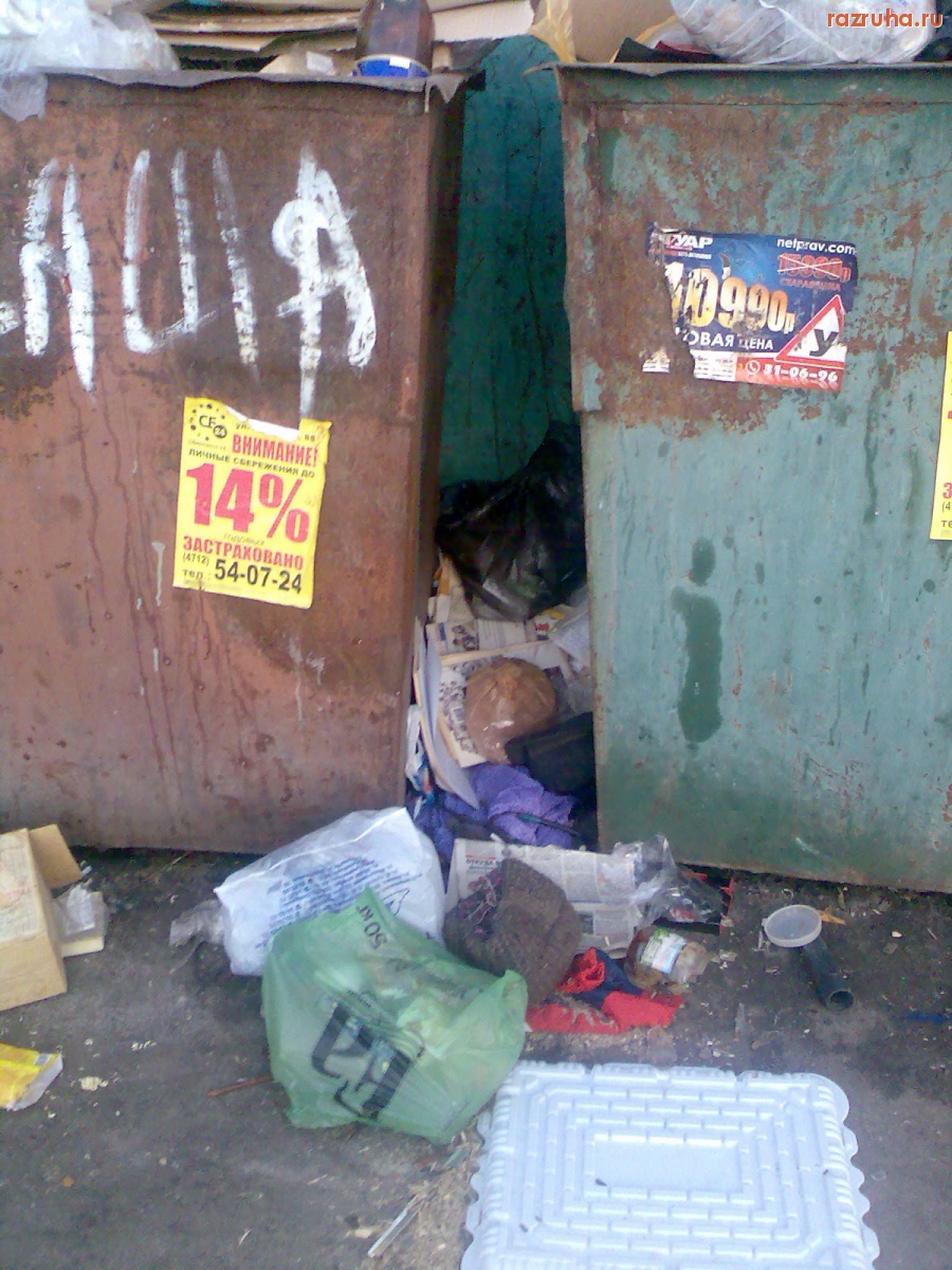 Курск - Вечером на помойке