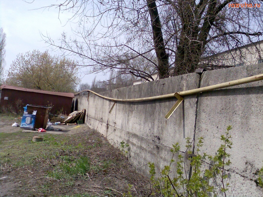 Курск - Провис газовой трубы