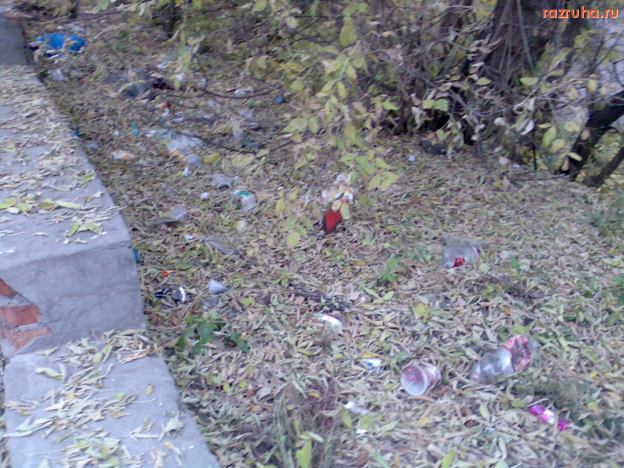 Курск - Мусор у лестницы