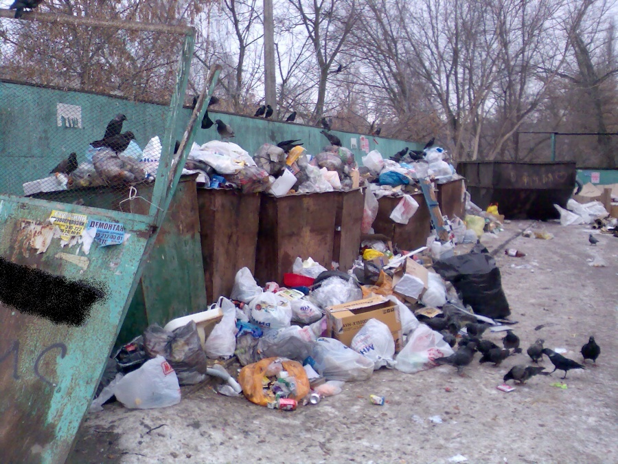 Курск - Помойка возле третьей школы, что изменилось?