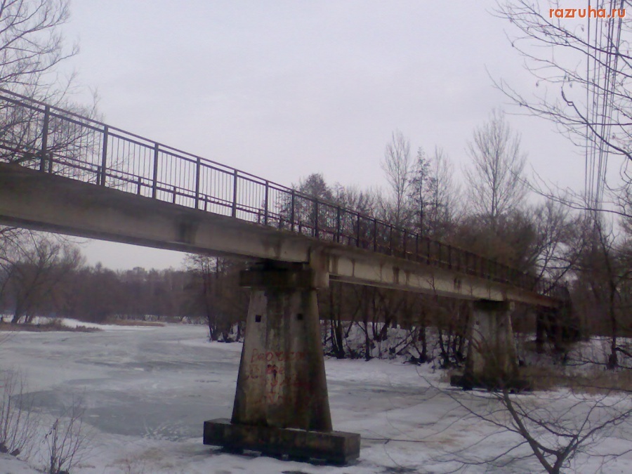 Курск - Повреждение моста над Тускарем
