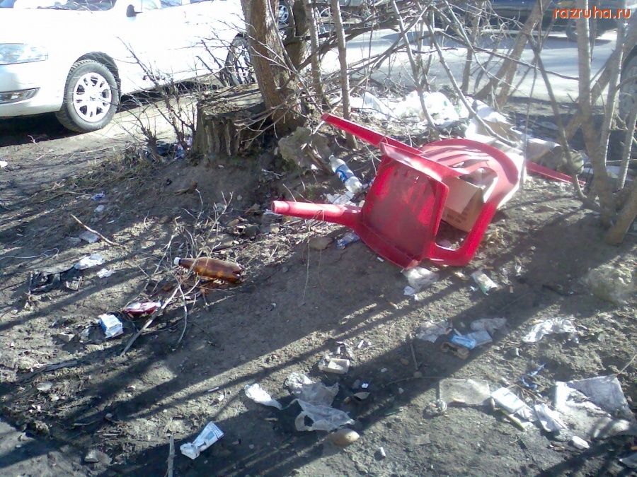 Курск - Мусор у Центрального рынка