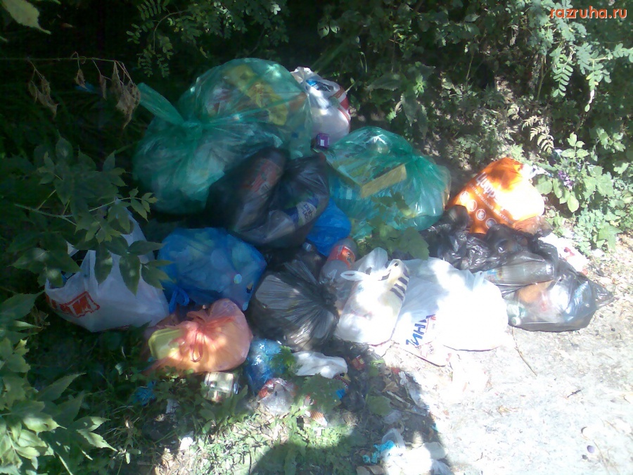 Курск - Мусор у дороги