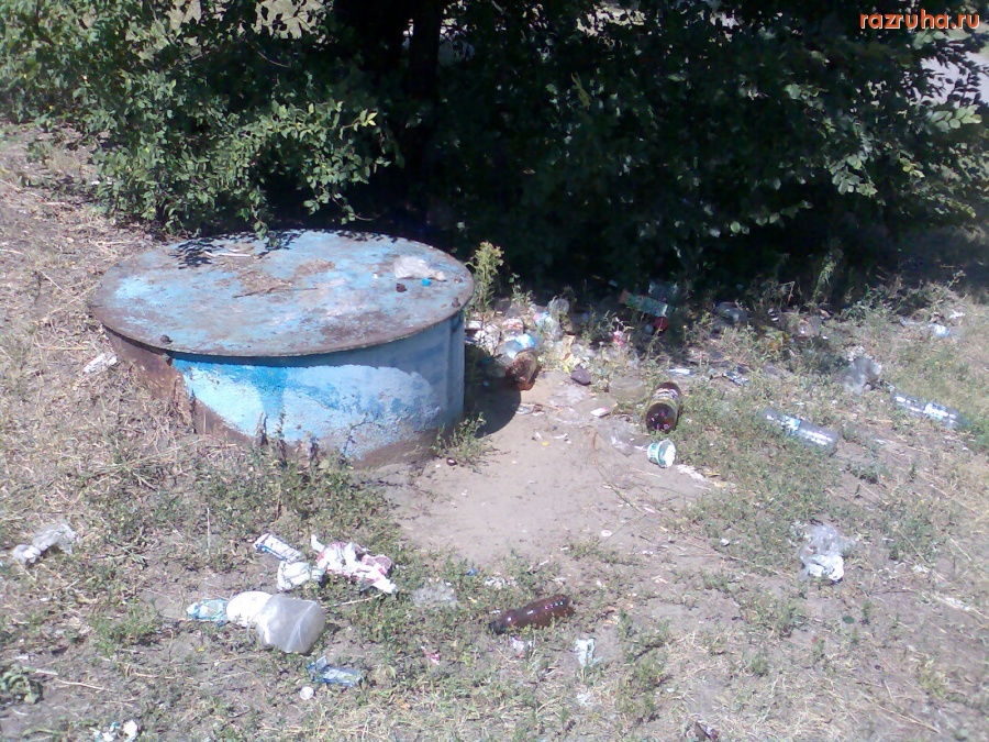 Курск - Возле крышки пожарного резервуара