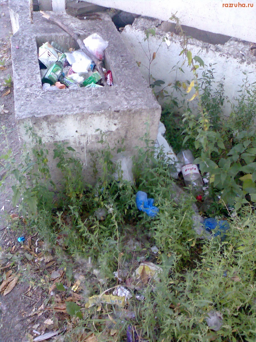 Курск - Импровизированная урна