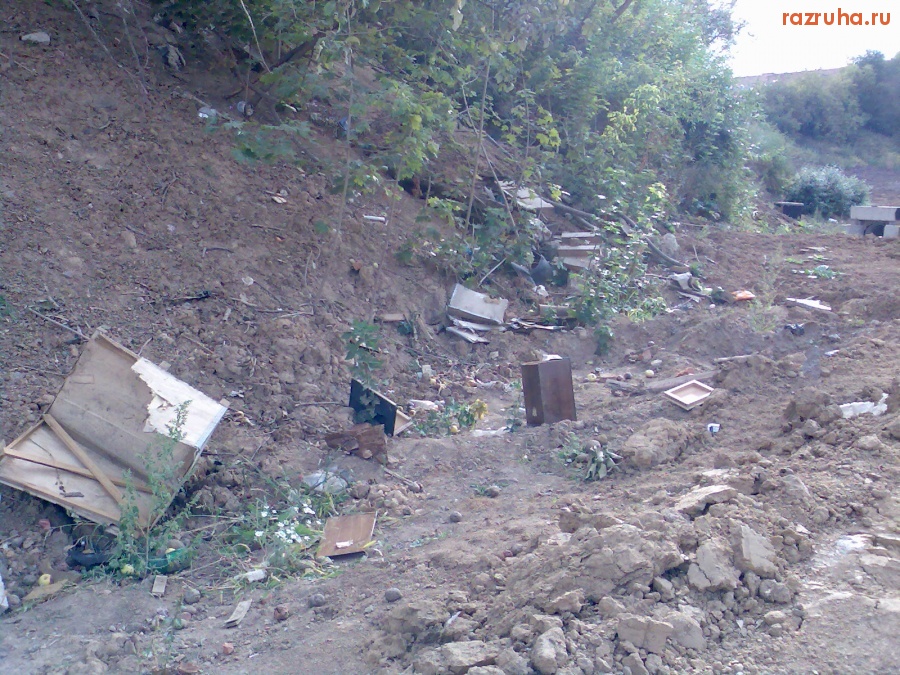 Курск - Мусор от гаражей