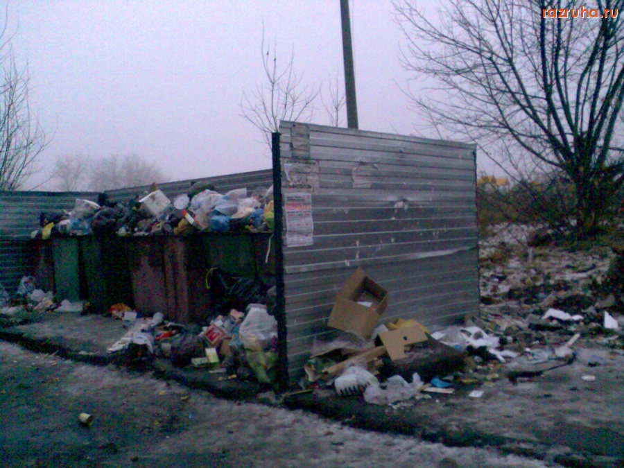 Курск - Помойка во дворе дома Звёздная 13