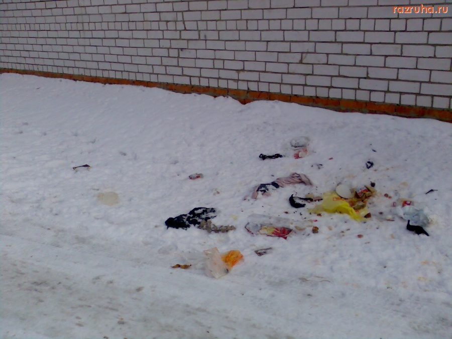 Курск - Мусор оставили