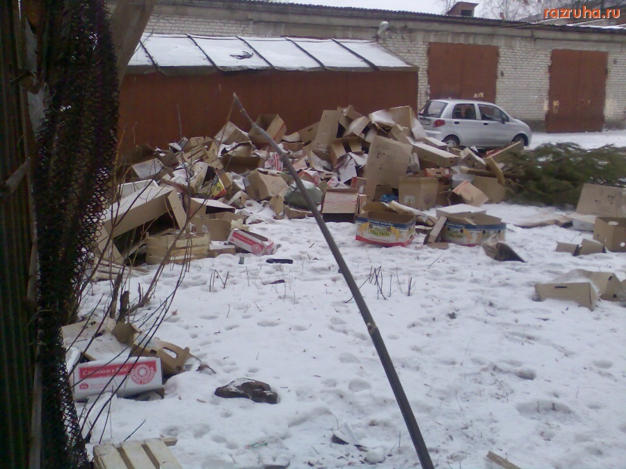 Курск - Свалка на территории школы-интерната №1