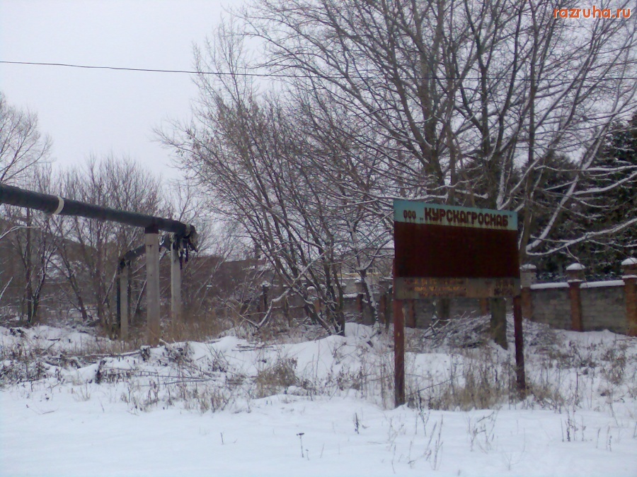 Курск - Щит с объявлением.