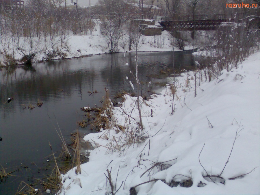 Курск - Тускарь и остатки железнодорожного моста