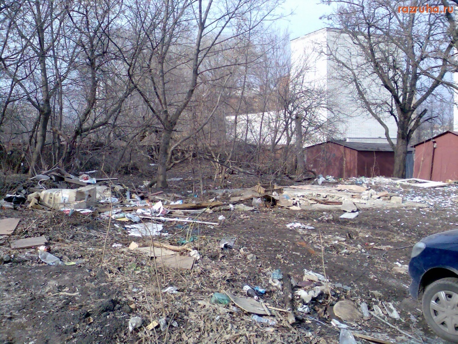 Курск - Снос гаражей на Чехова