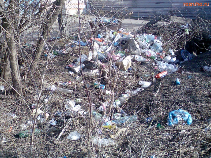 Курск - Мусор возле автомойки