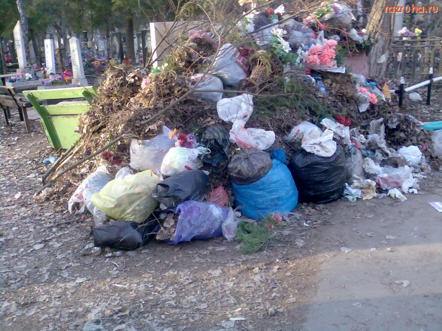 Курск - Помойка на кладбище