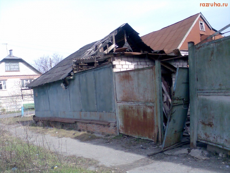 Курск - Сгоревший дом