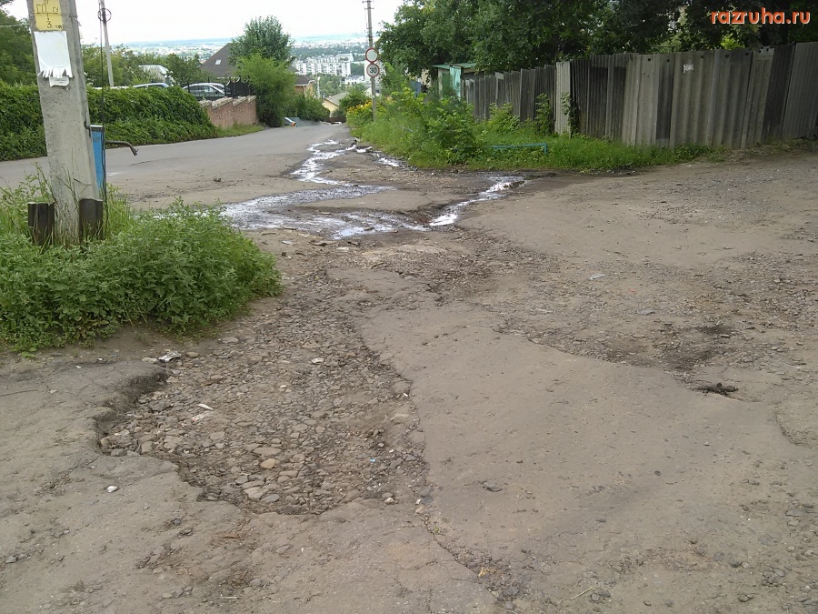 Курск - Асфальт у колонки