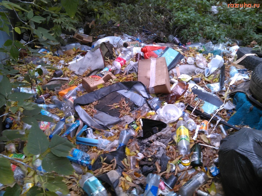 Курск - Мусор в гаражах