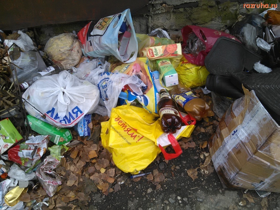 Курск - Мусор у тропинки