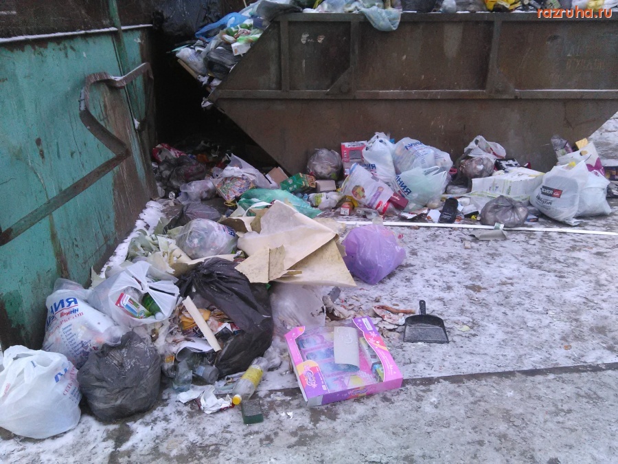 Курск - Новый Год, у помойщиков выходной!