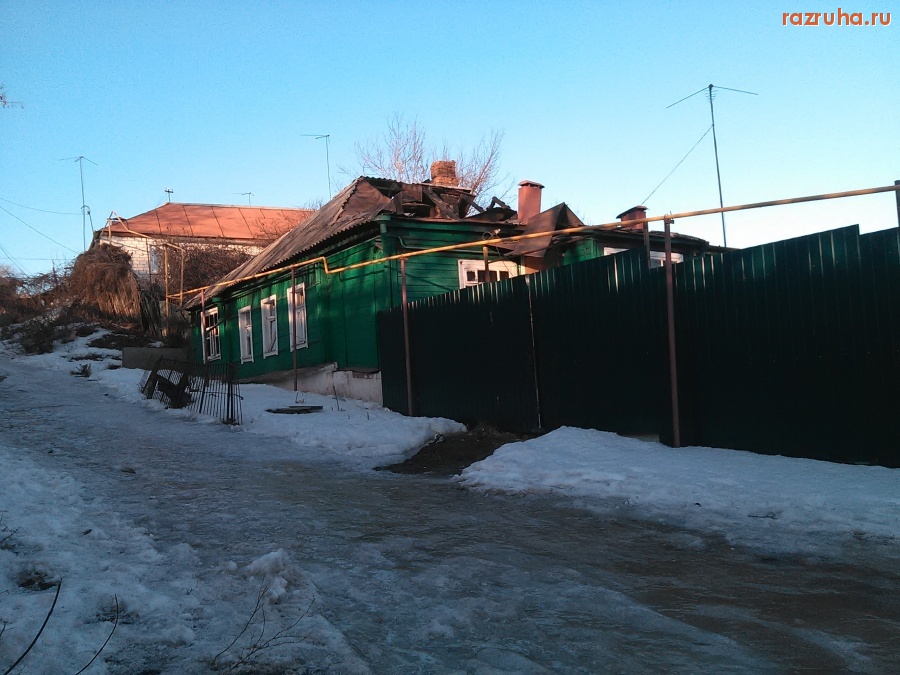 Курск - Сгоревший дом