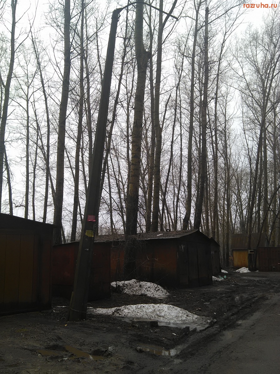 Курск - Столбы в гаражах