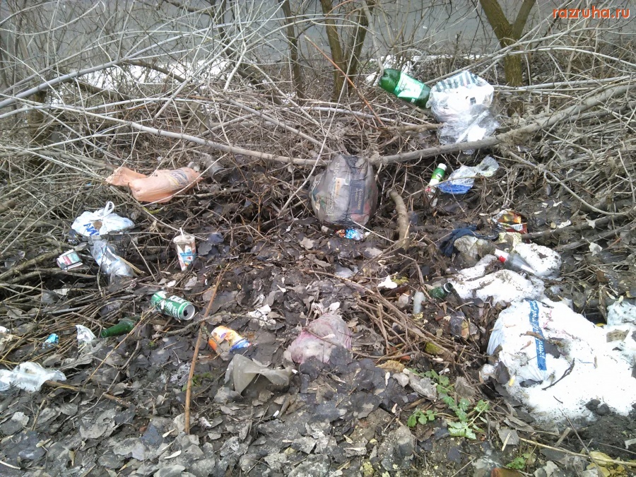 Курск - Мусор на берегу