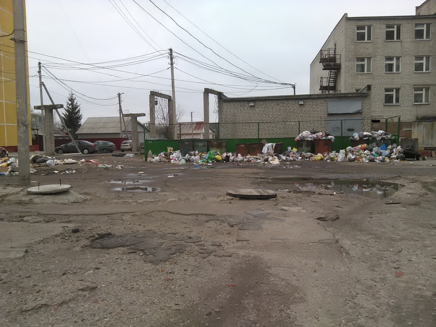 Курск - Помойка с мусором
