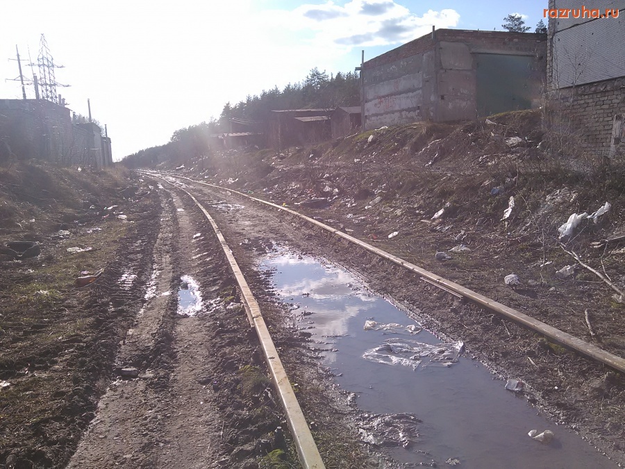 Курск - Вдоль путей нагадили