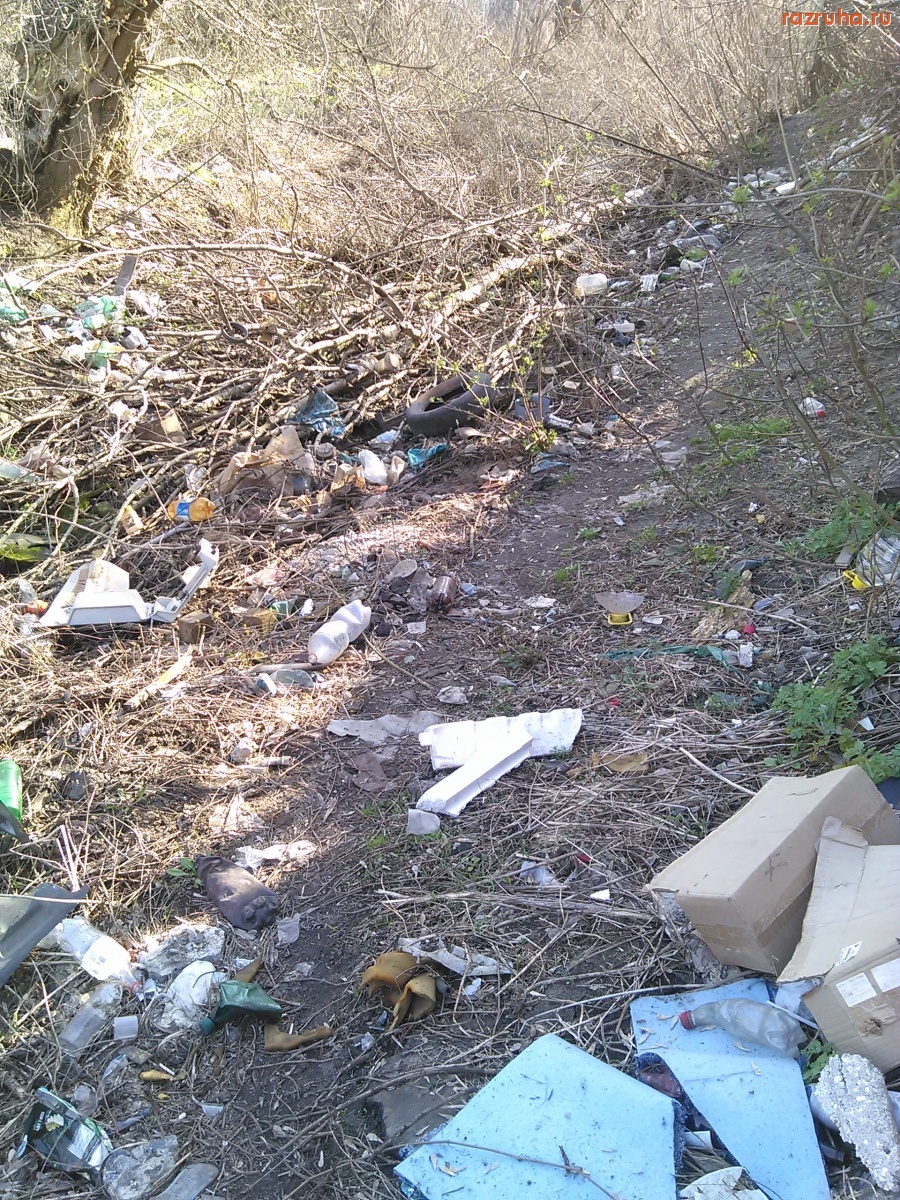 Курск - Мусор в канаве