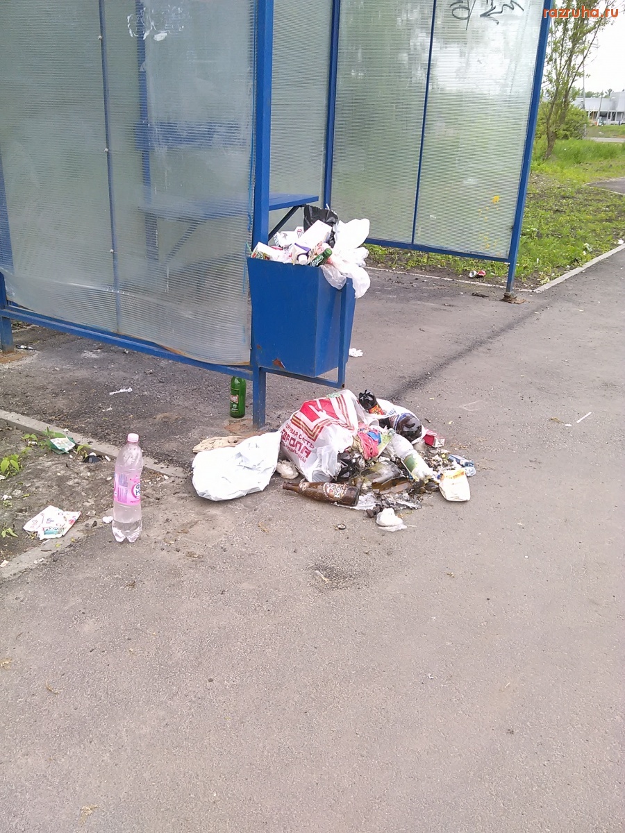 Курск - Переполненная урна