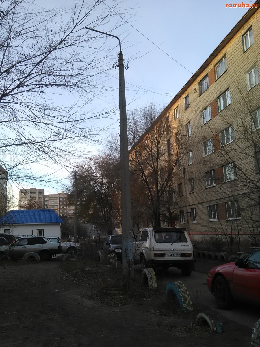 Курск - Освещение двора