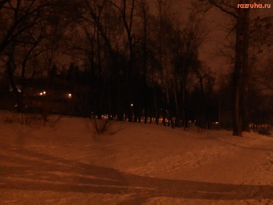 Курск - Парк Дзержинского в темноте