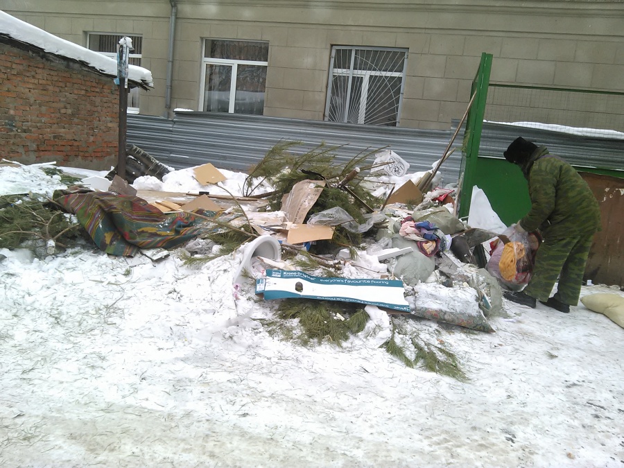 Курск - У помойки