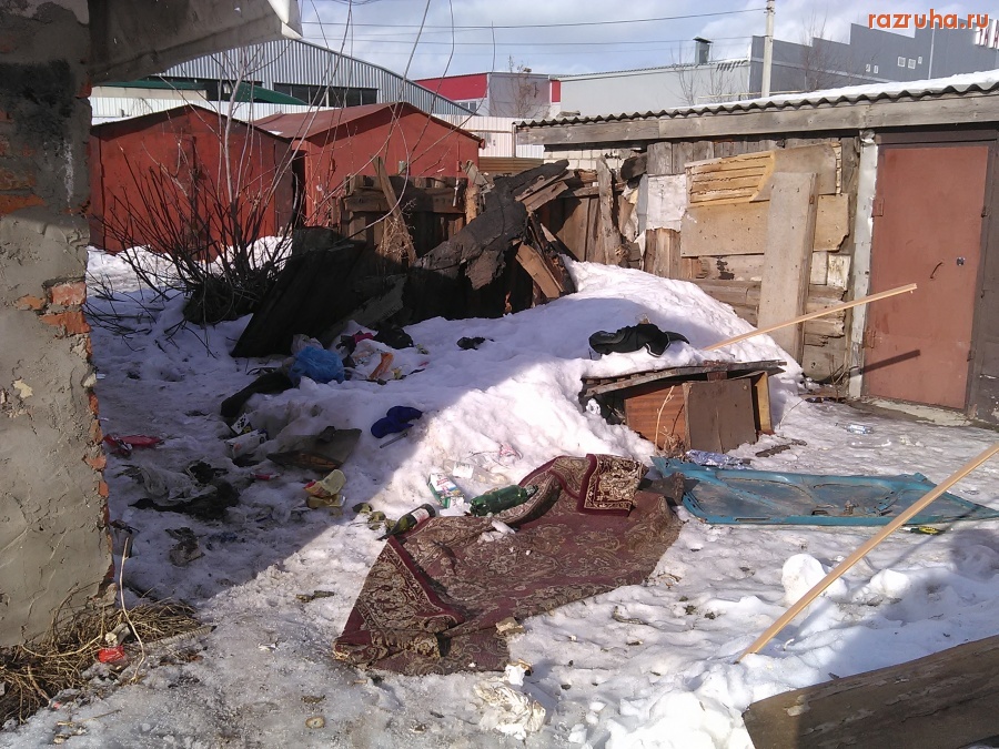 Курск - От сарая ничего не осталось