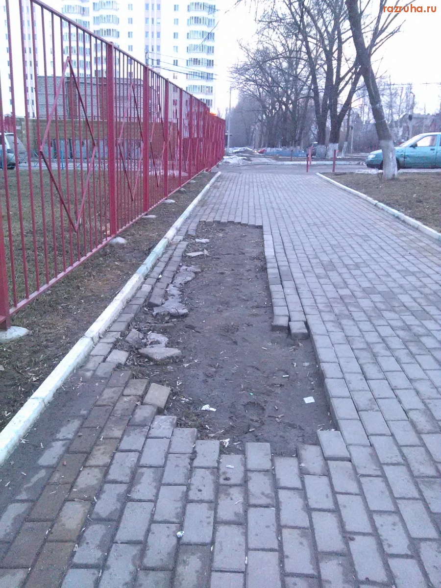 Курск - Как уложена плитка