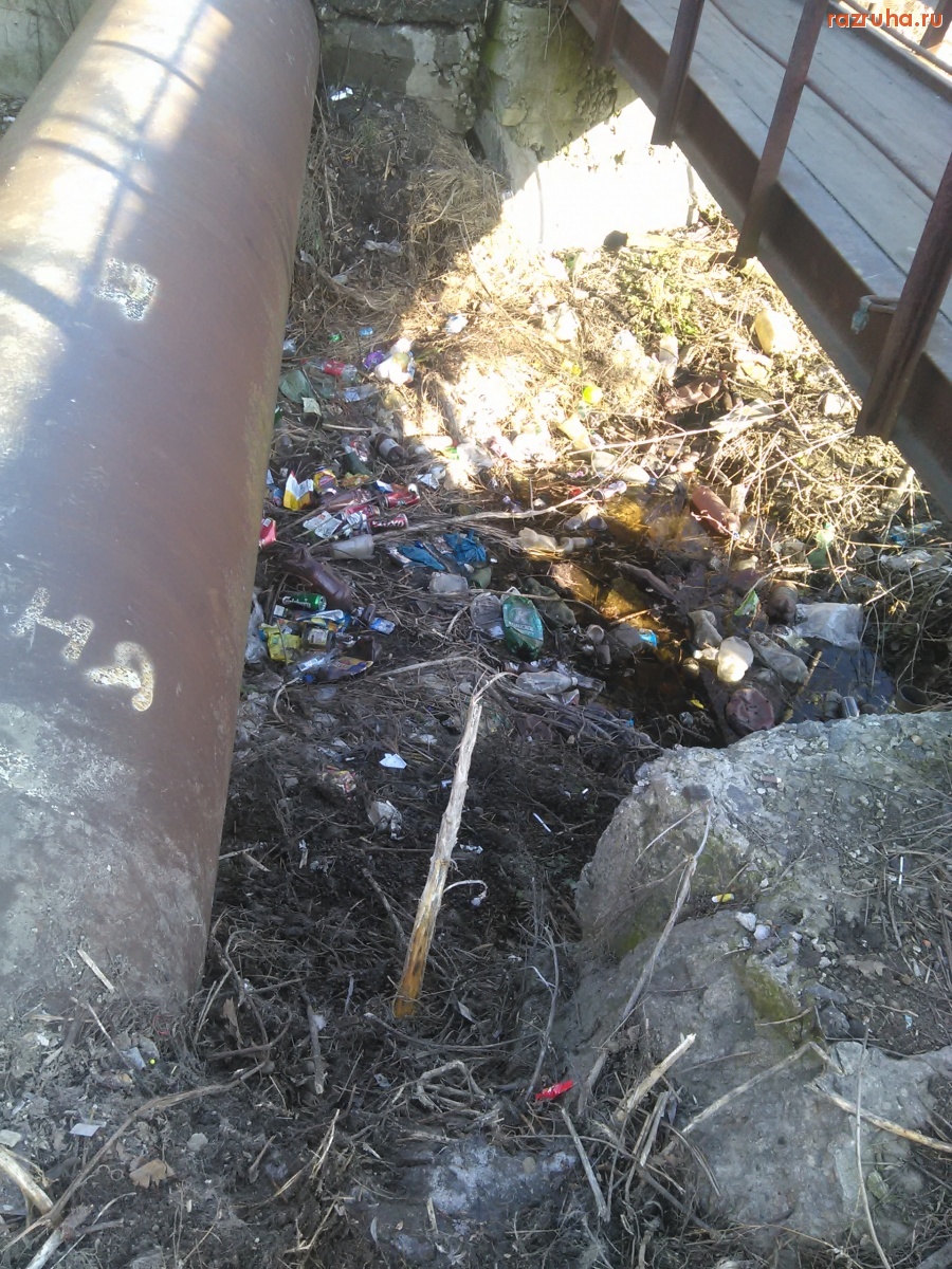 Курск - Гадят в канаву