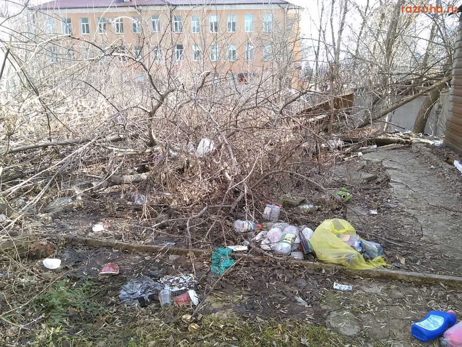 Курск - Мусор в гаражах