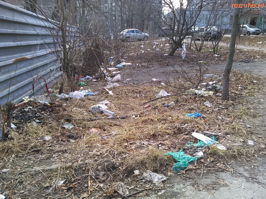 Курск - Весной мусор вылез