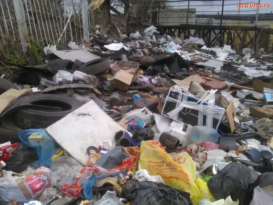 Курск - Ужасная помойка в гаражах