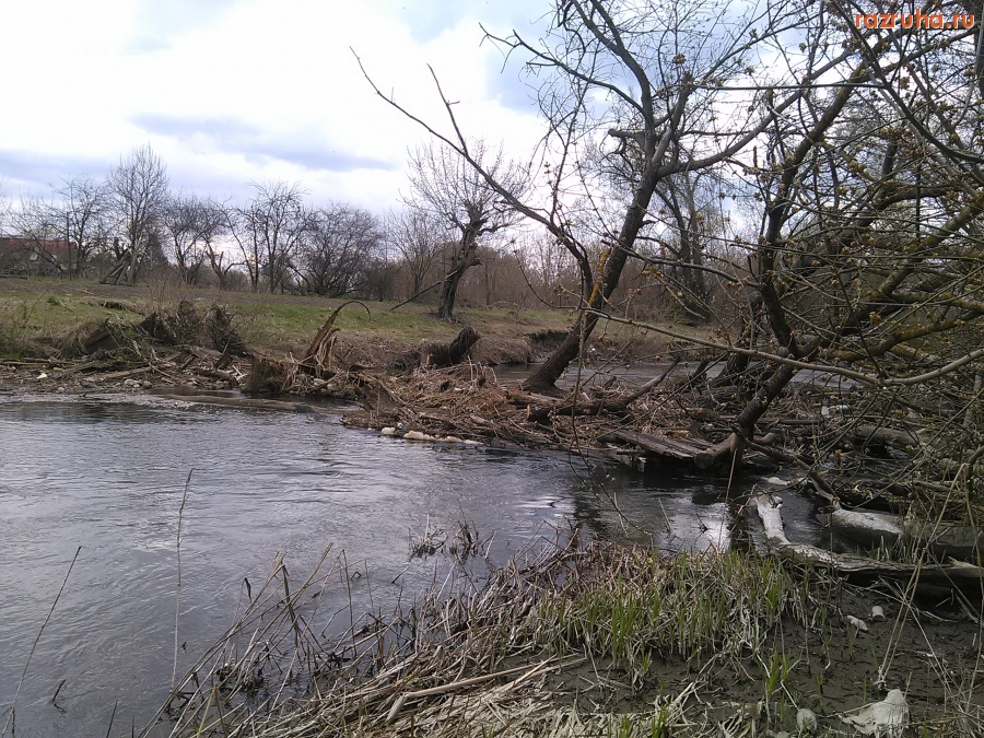 Курск - Река перегорожена
