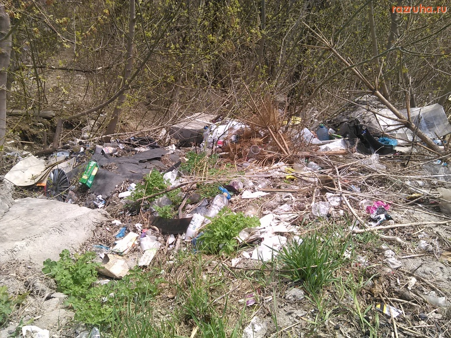 Курск - В овраг мусор
