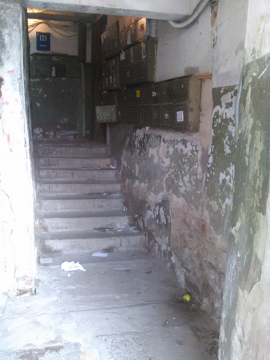 Курск - Стены подъезда