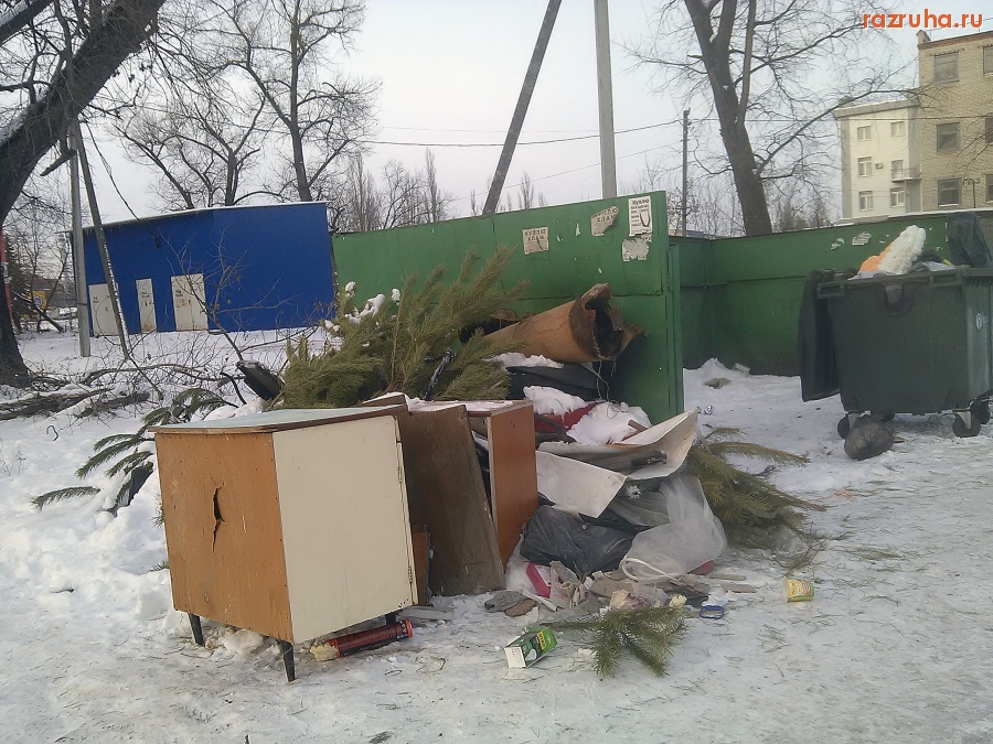 Курск - Помойка с ёлками
