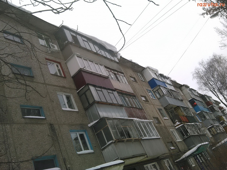 Курск - Снег на крыше