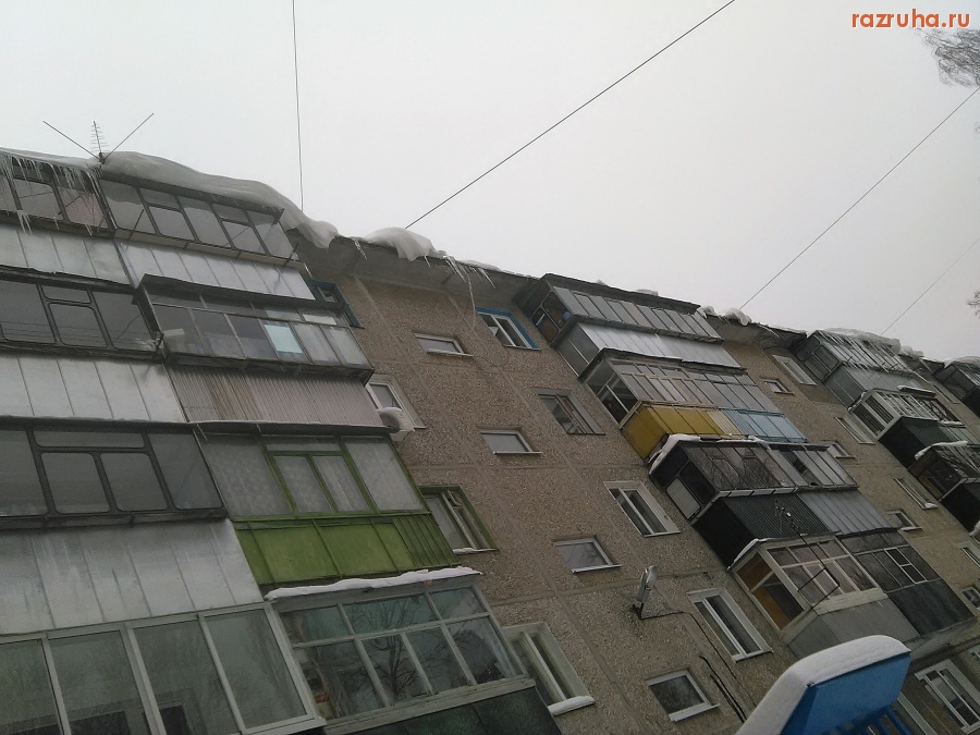 Курск - Снег на крыше