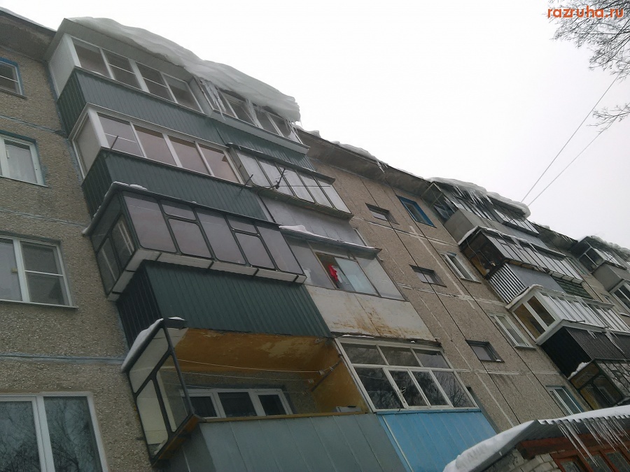 Курск - Снег на крыше