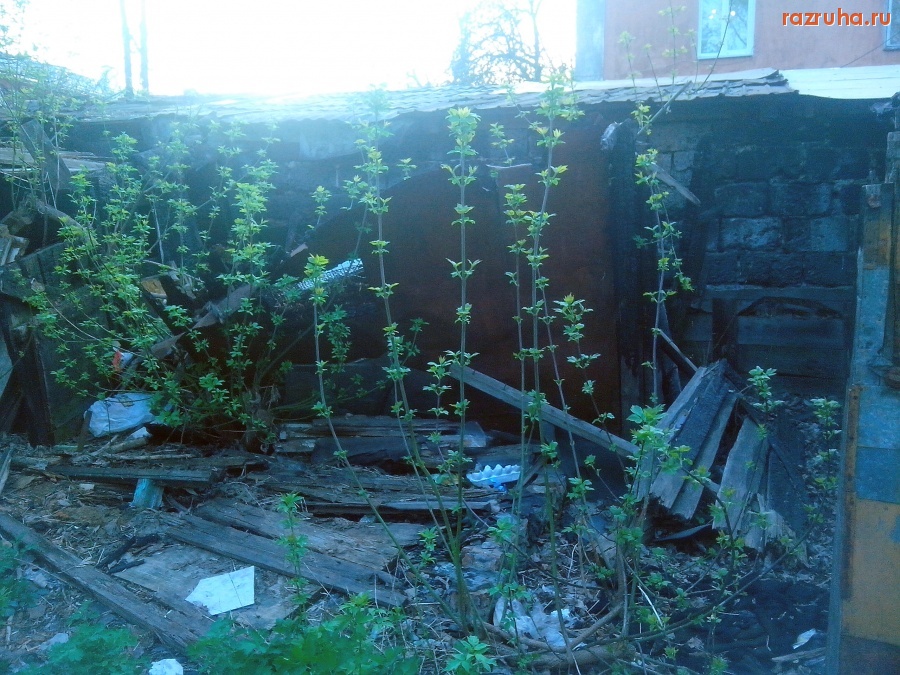 Курск - Сгоревший сарай