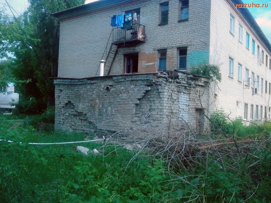 Курск - Разрушение пристройки