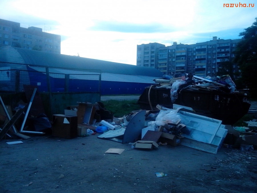 Курск - Мусор на помойке