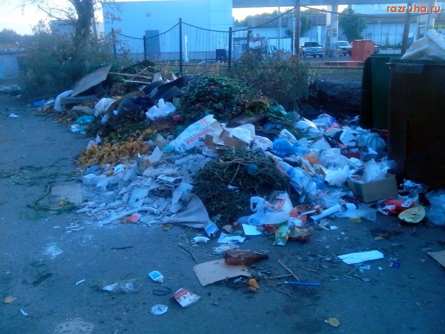 Курск - Кучи мусора на помойке